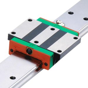 Quiet wide width linear guideway